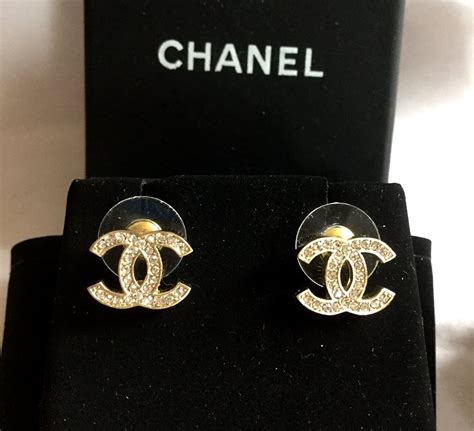 chanel ear studs uk|pre owned chanel earrings.